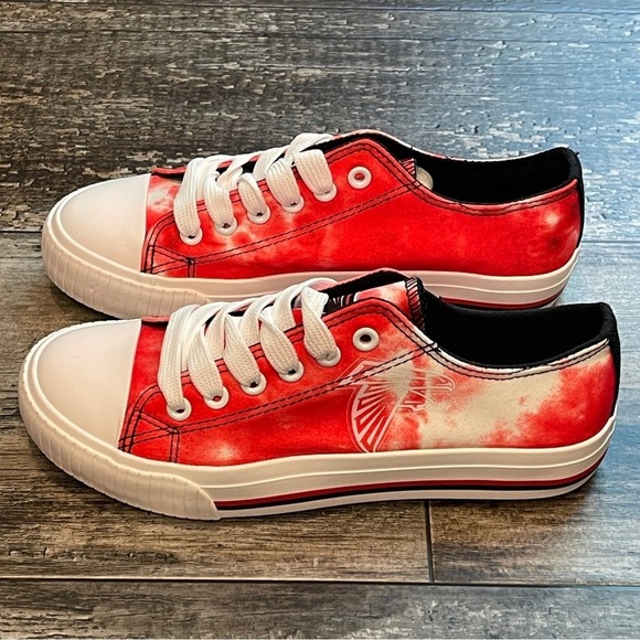Atlanta Falcons NFL Football Women's Tie-Dye Canvas Shoes Size 6 NEW - Picture 5 of 15